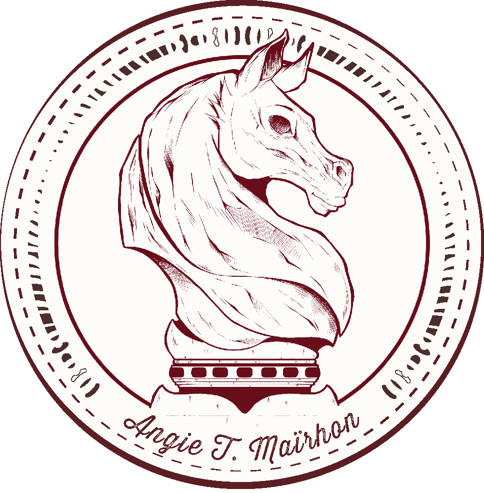 Tampon d'Angie T. Maïrhon, auteure française de fictions